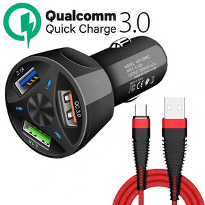 Tongdaytech Car Charger USB Quick Charge 4.0 3.0